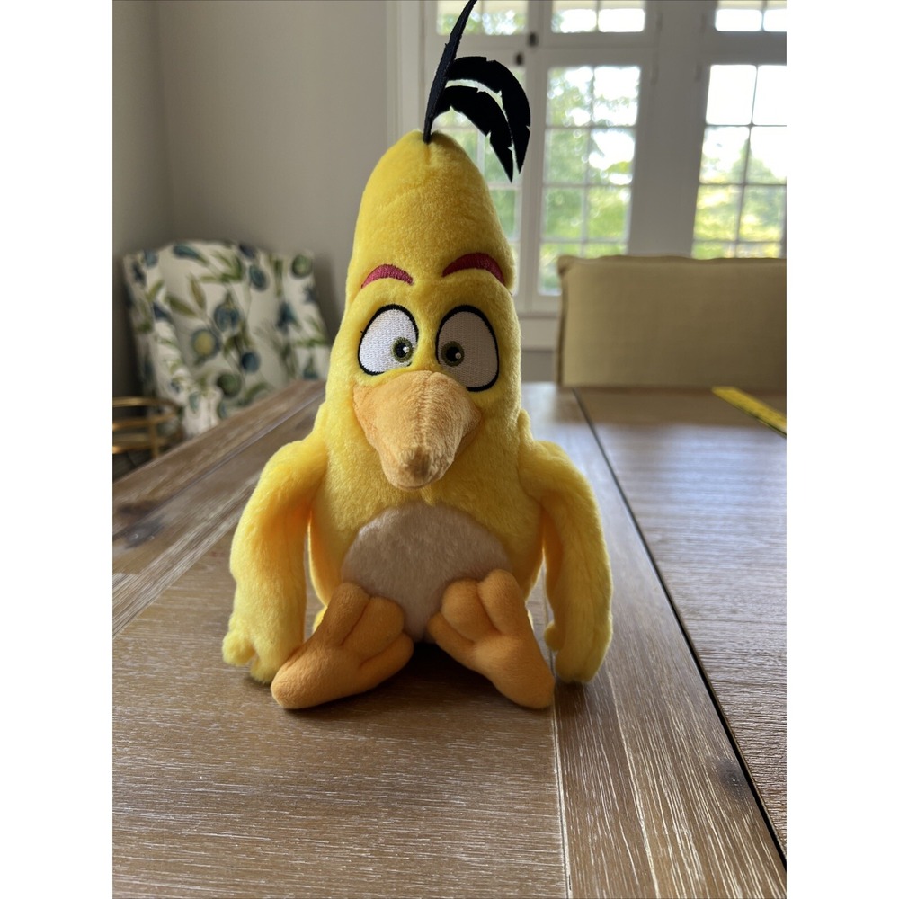 Angry Birds Movie Chuck Yellow Plush Stuffed Animal by Rovio (sound not working)